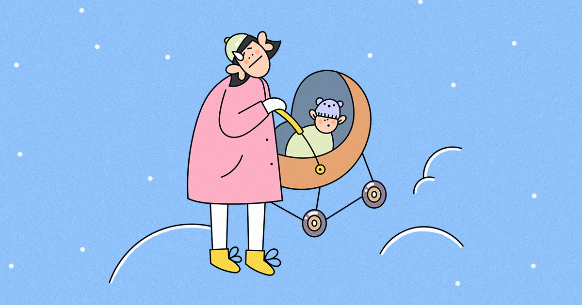 одевать новорожденного на прогулку по температуре | Дзен