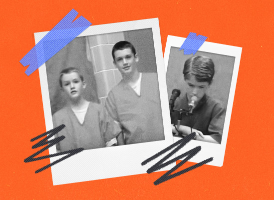  Коллаж с кадрами из документального сериала  «Американское правосудие» 1992 – 2022