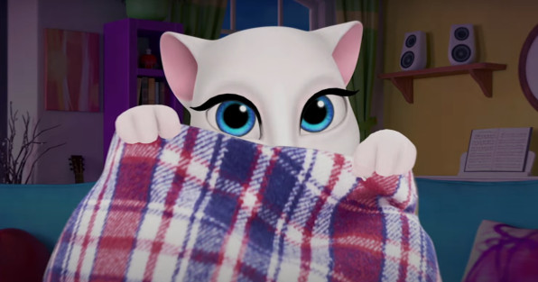 Кадр мультсериала «Talking Angela»