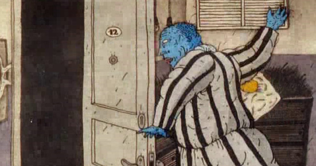 Кадр из мультфильма «Его жена курица» 1990 | Cтудии производства: Московская анимационная студия Пилот