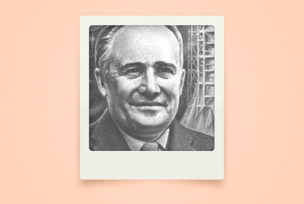 Сергей Королёв, почтовая марка СССР, 1986 | Фото: Solodov Aleksei | Shutterstock | Fotodom